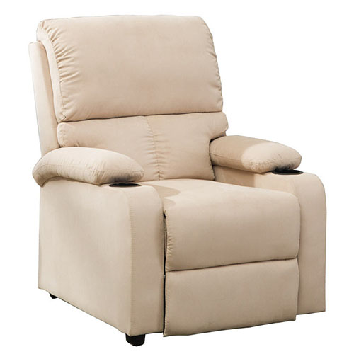 White leather sofa